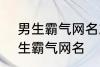 男生霸气网名2022最新版的 超酷男生霸气网名