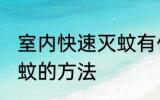 室内快速灭蚊有什么妙招 室内快速灭蚊的方法