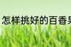 怎样挑好的百香果 百香果的挑选方法