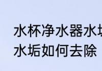 水杯净水器水垢怎么去除 水杯净水器水垢如何去除