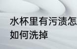 水杯里有污渍怎么洗掉 水杯里有污渍如何洗掉