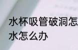 水杯吸管破洞怎么处理 吸管保温杯漏水怎么办