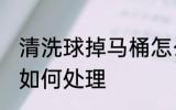 清洗球掉马桶怎么处理 清洗球掉马桶如何处理