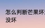 怎么判断芒果坏没坏 如何判断芒果坏没坏