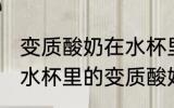 变质酸奶在水杯里怎么清洗 如何清洗水杯里的变质酸奶