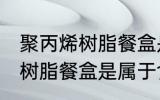 聚丙烯树脂餐盒是食品级的吗 聚丙烯树脂餐盒是属于食品级的吗