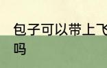 包子可以带上飞机吗 包子能带上飞机吗