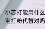小苏打能用什么代替 苏打粉是可以用泡打粉代替对吗