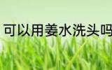 可以用姜水洗头吗 能不能用姜水洗头