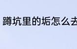 蹲坑里的垢怎么去 蹲坑里的垢如何去