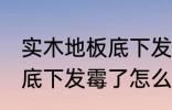 实木地板底下发霉了怎么办 实木地板底下发霉了怎么处理